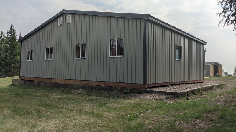 32 x 40 building / Fully insulated / Steel siding and roofing